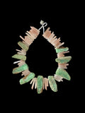 Chrysoprase and Rose Quartz Necklace