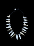 Silver Necklace Cast from the Quartz Teardrop Shards