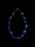 Mixed oval lapis necklace