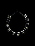 Batik Wood and Black Tourmaline Necklace