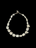 Square Rock Crystal Necklace
