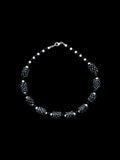 Black and White Dotted Choker