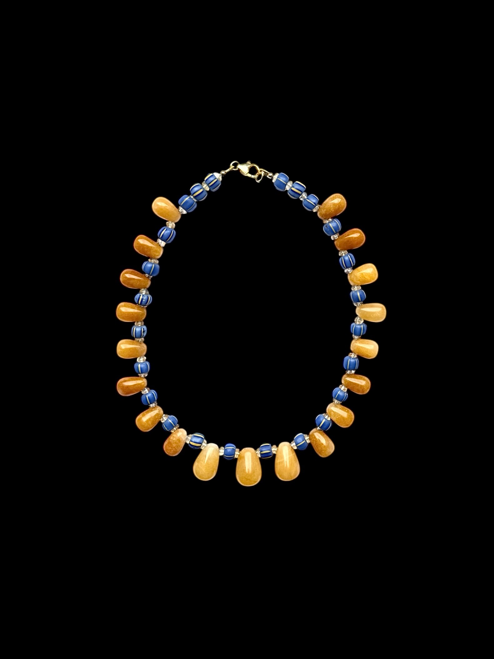 Carnelian Teardrop Necklace